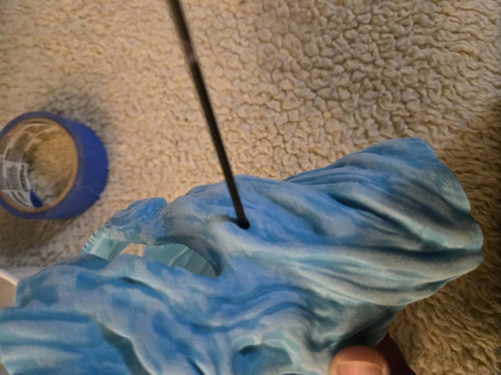 Gandalf Staff 3D printed showing light cutout