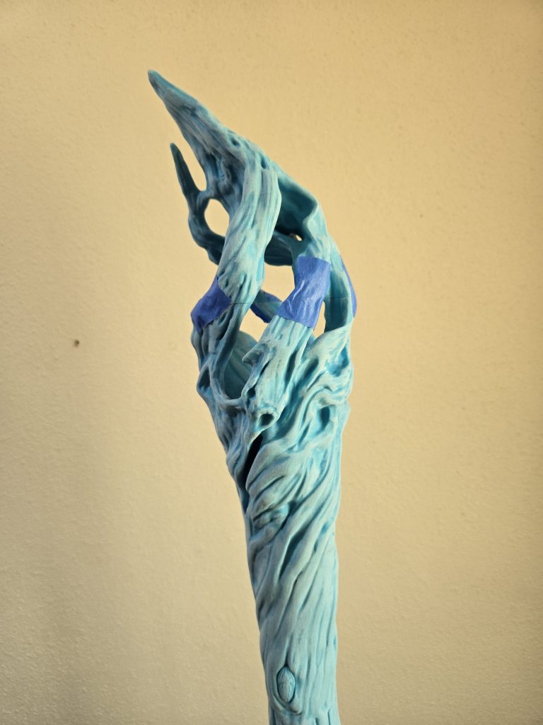 Gandalf Staff 3D printed before paint