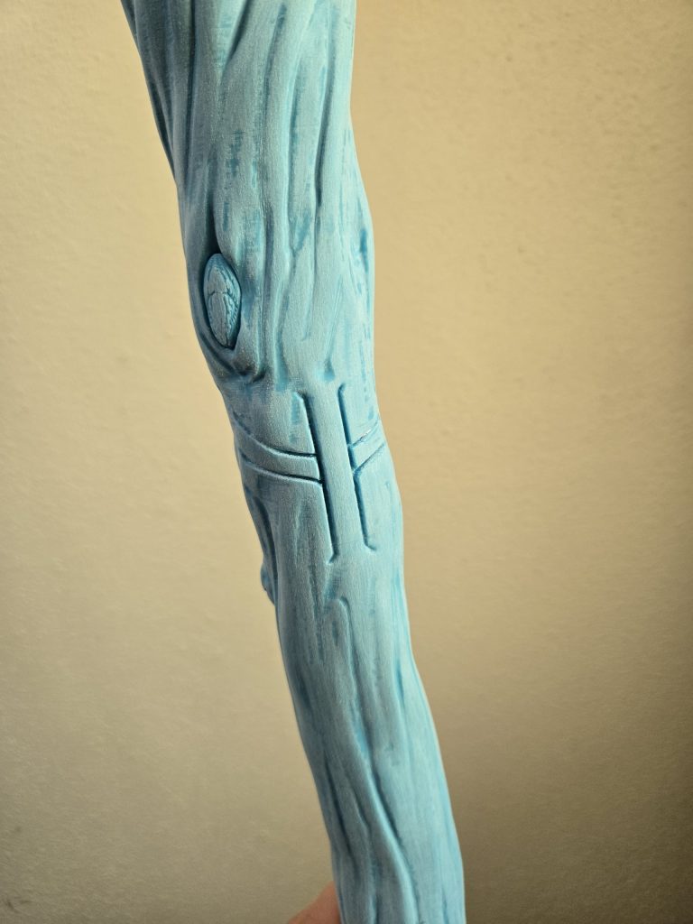 Gandalf Staff 3D printed before paint