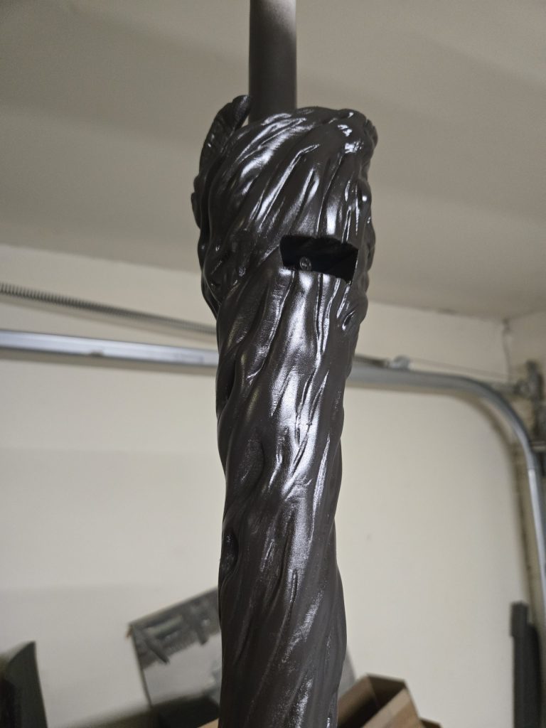 Gandalf Staff 3D printed base coat painted