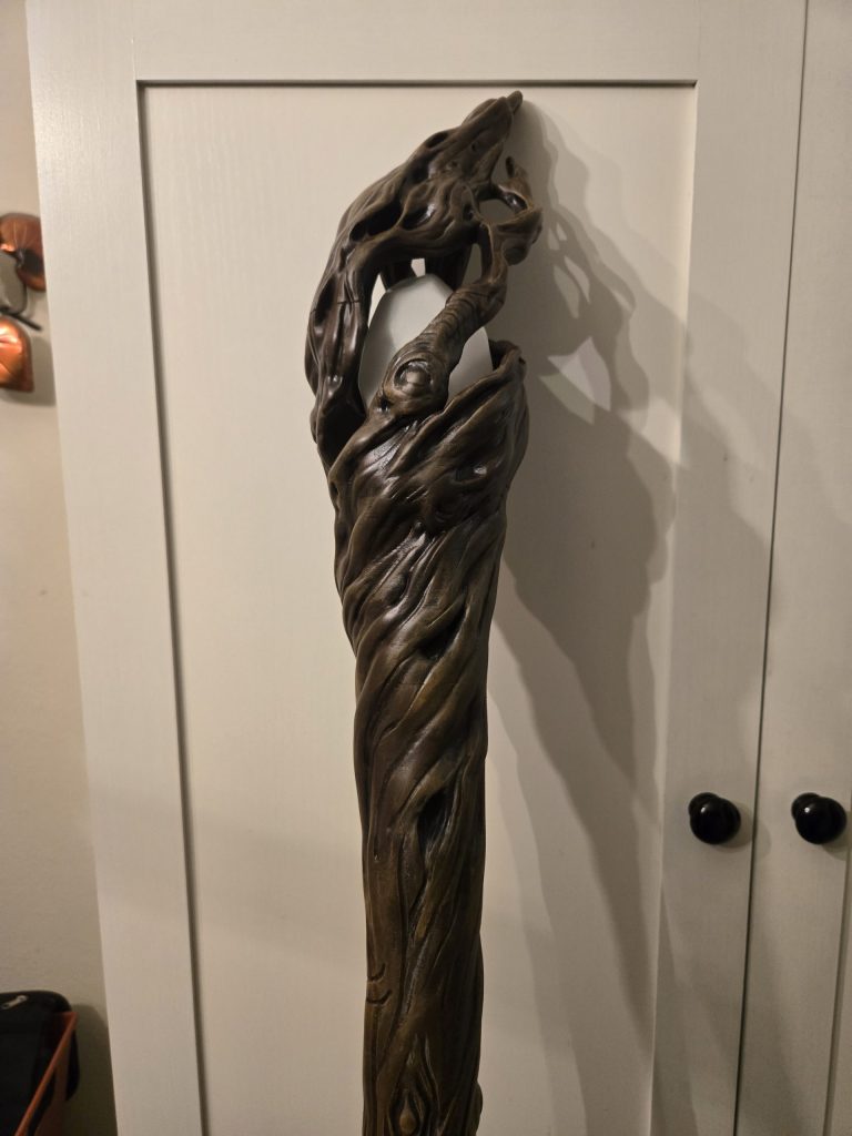 Gandalf Staff 3D printed painted
