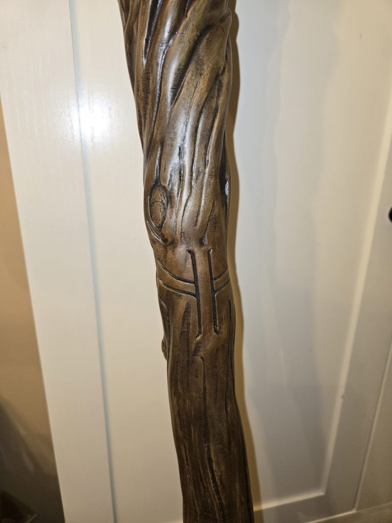 Gandalf Staff 3D printed painted